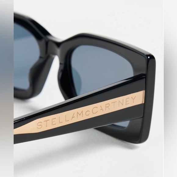 Stella McCartney Sunglasses. Black & gold. Brand new. NO scratches.Case included - Picture 3 of 11